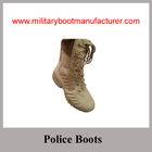 Wholesale China made Full Grain Suede Tan Color Military Tactical Desert Boots
