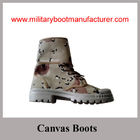 Wholesale China Made Benin Army Camouflage Thick Cotton Canvas Boots
