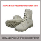 Wholesale China made Germany Special Forces Military PU Rubber Dual Density Sole Light-weight Tan Color Desert Boot